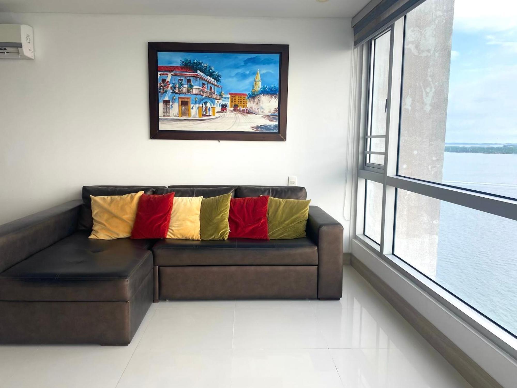 Apartamento En Cartagena Con Vista Al Mar Экстерьер фото