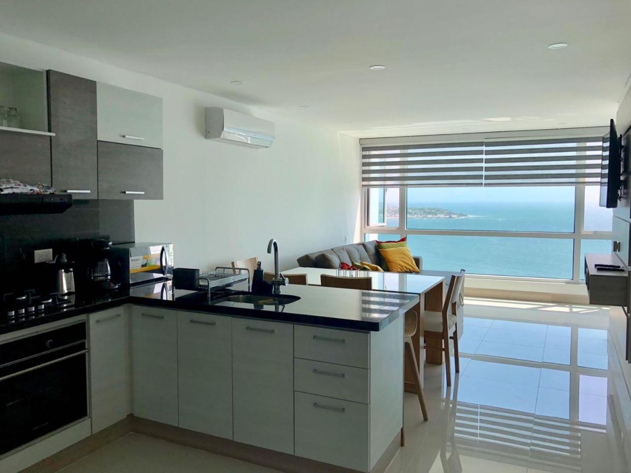 Apartamento En Cartagena Con Vista Al Mar Экстерьер фото